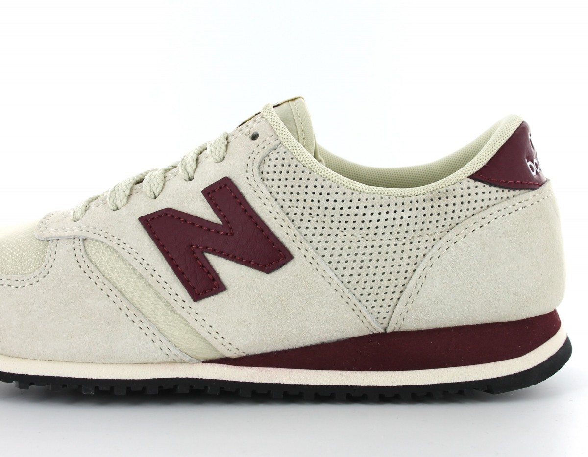 New Balance 420 femme beige-bordeaux