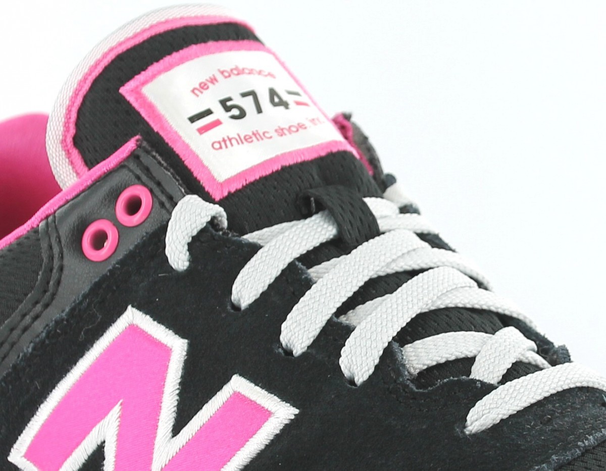 Newbalance 574 W NOIR/ROSE/BLANC