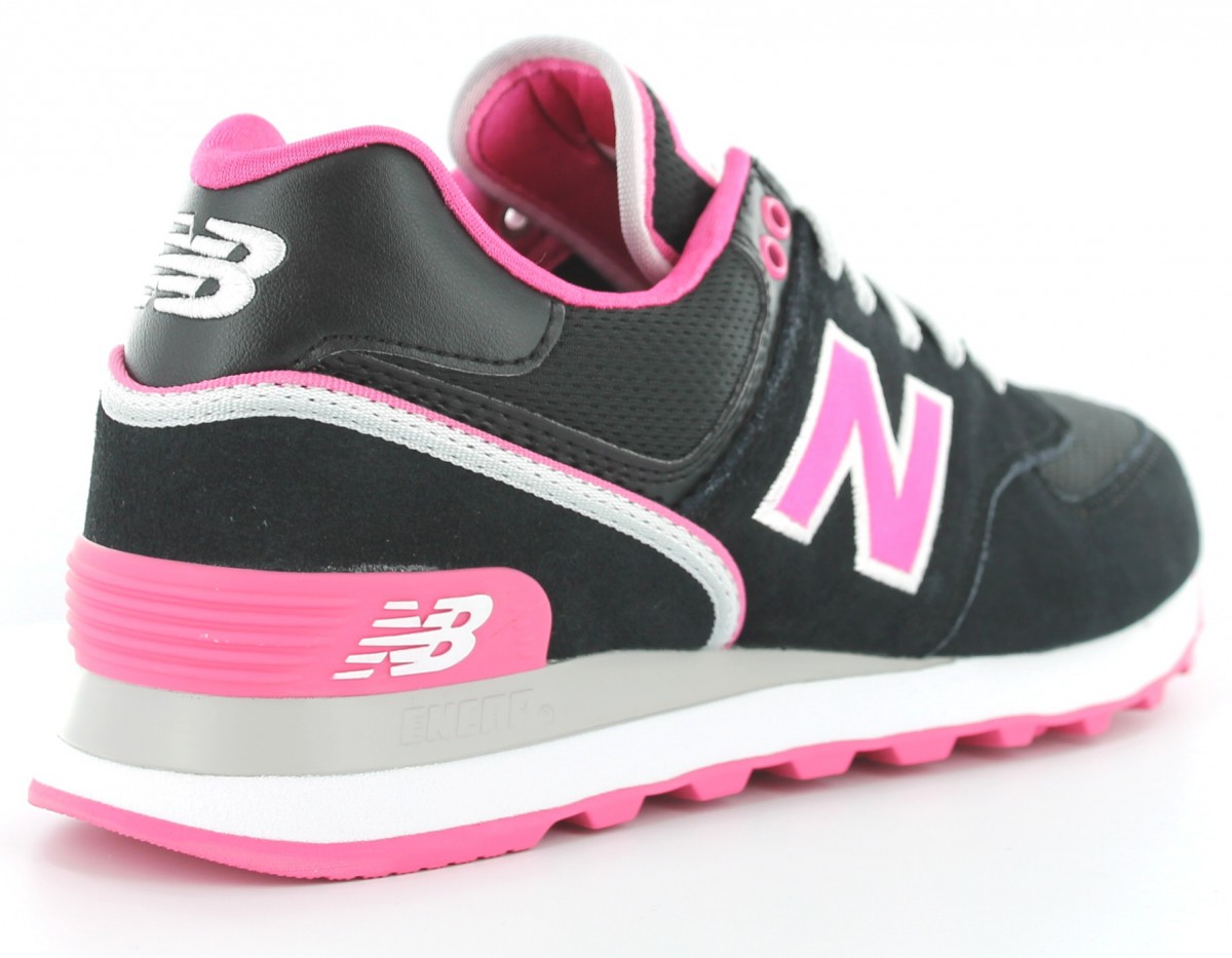 Newbalance 574 W NOIR/ROSE/BLANC