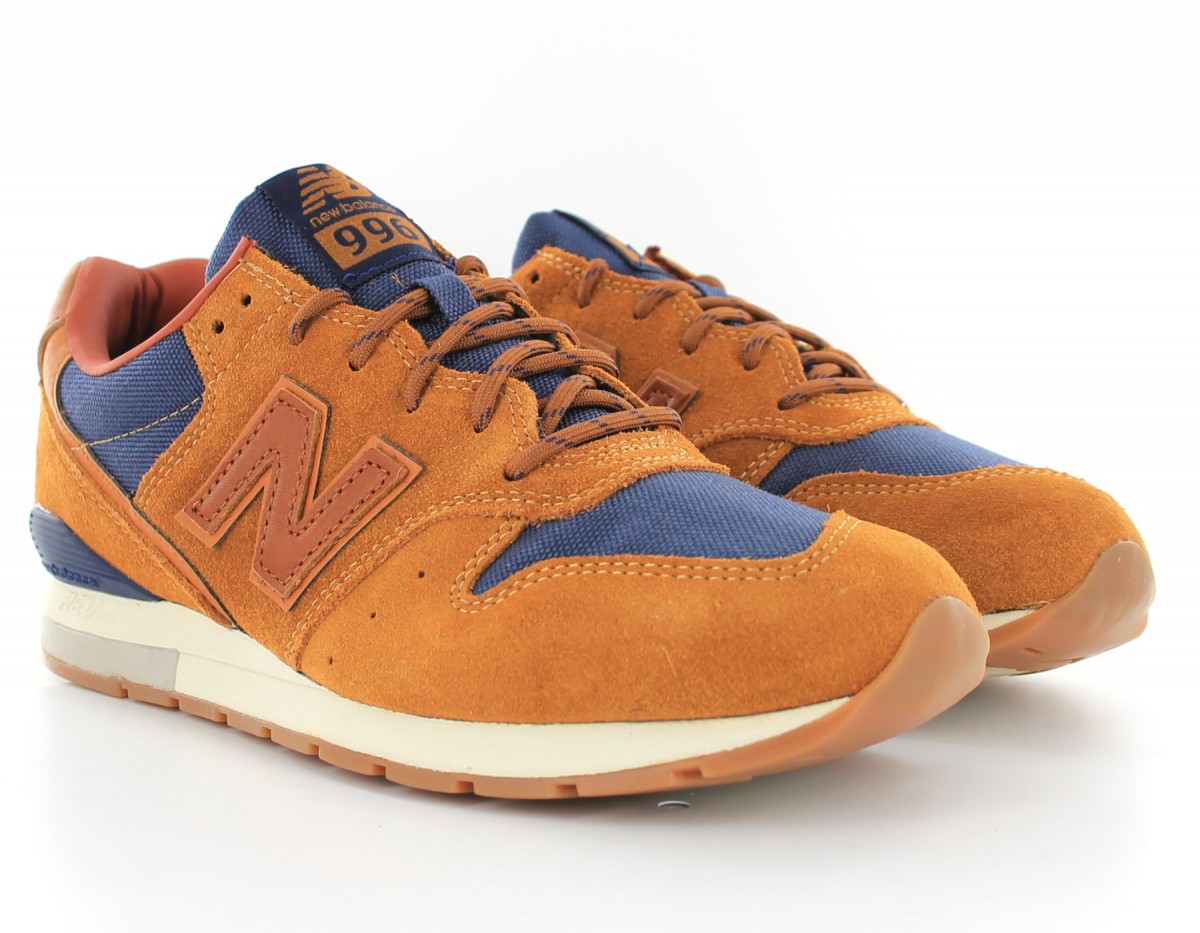 New Balance 996 Suede Marron-Bleu Marine