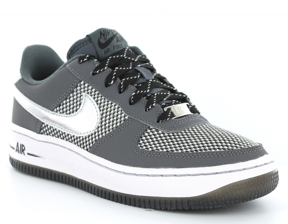 Nike Air Force 1 gs GRIS/SILVER