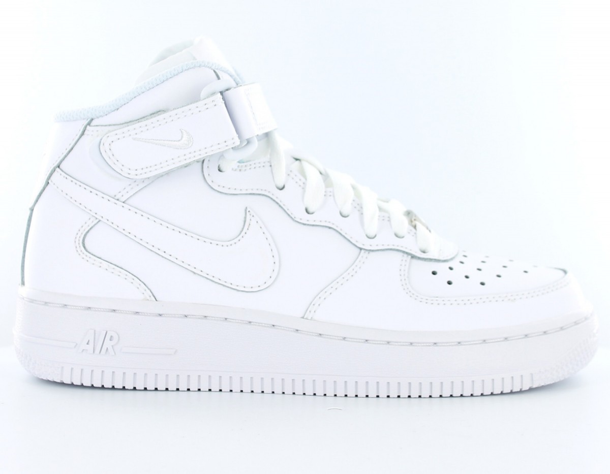 Nike Air Force 1 mid BLANC/BLANC