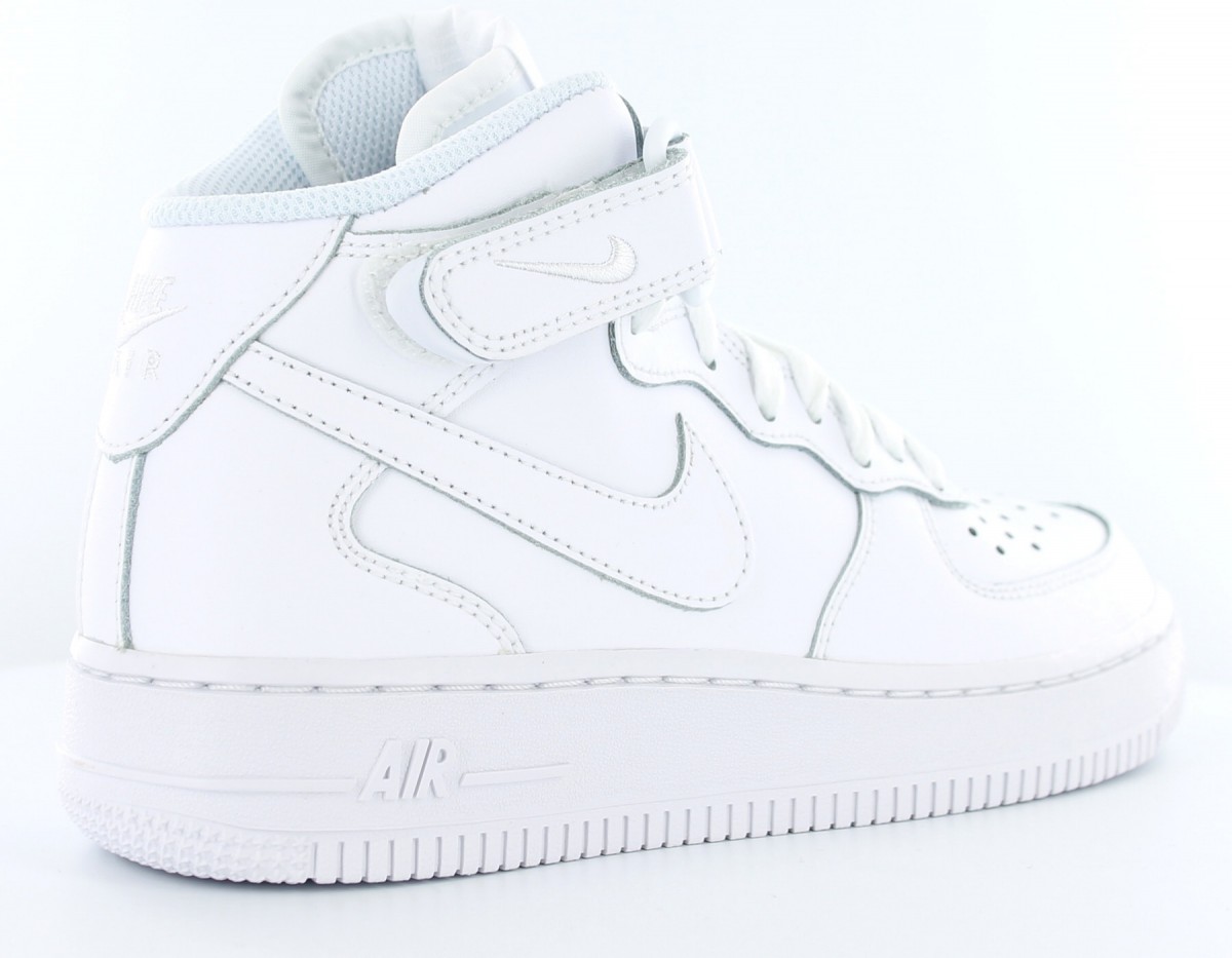 Nike Air Force 1 mid BLANC/BLANC