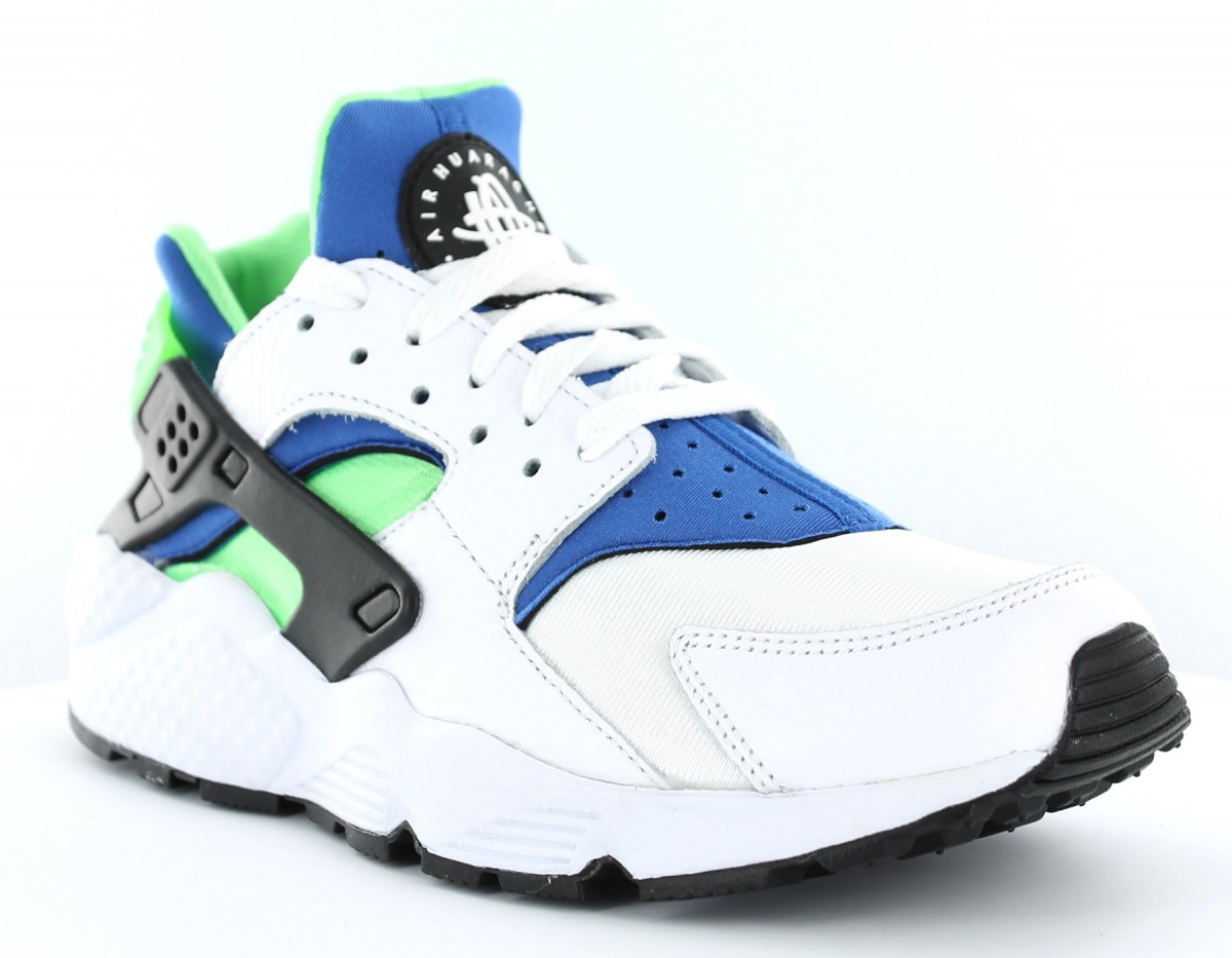 Nike Air Huarache Scream Green BLANC/BLEU/VERT