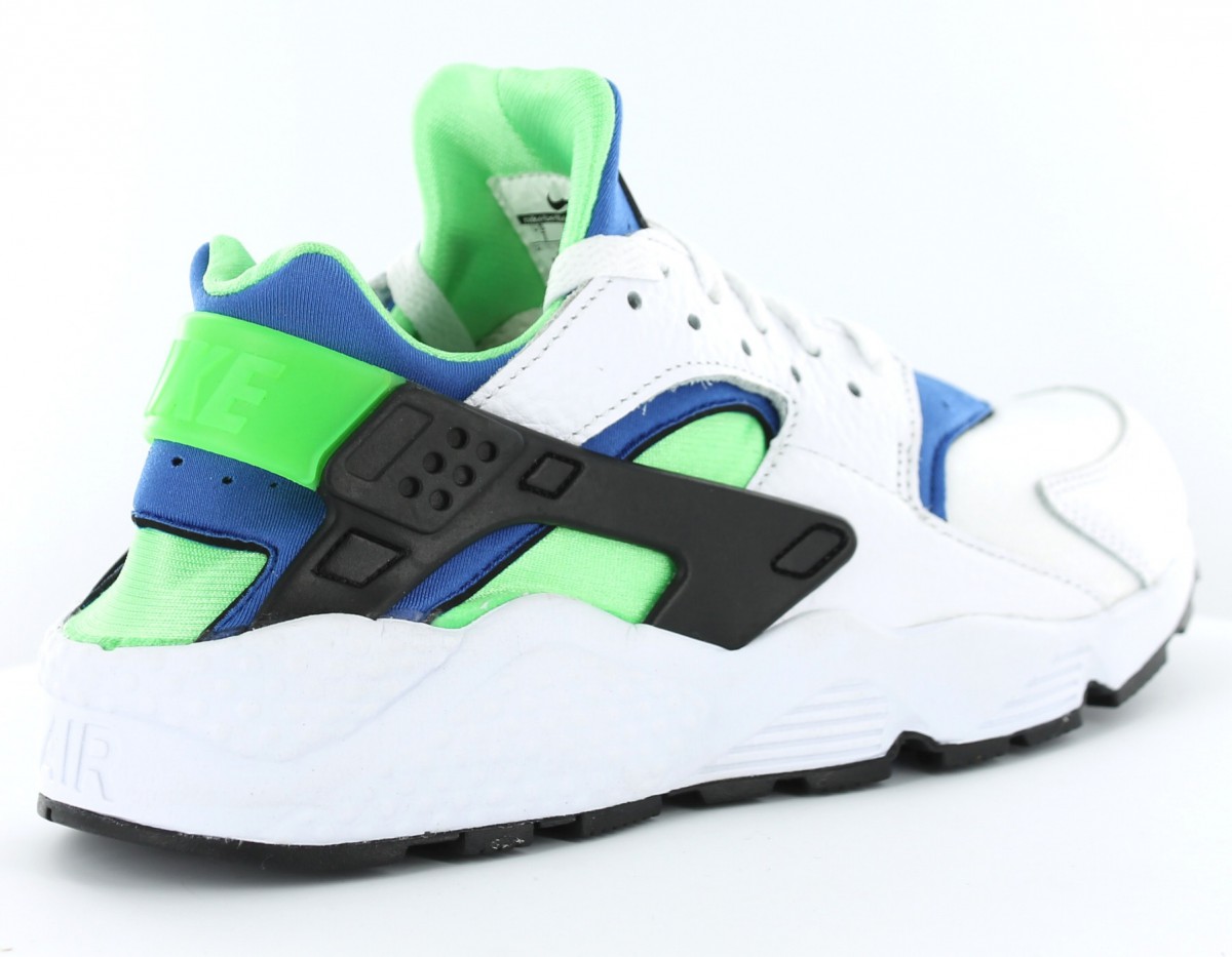 Nike Air Huarache Scream Green BLANC/BLEU/VERT