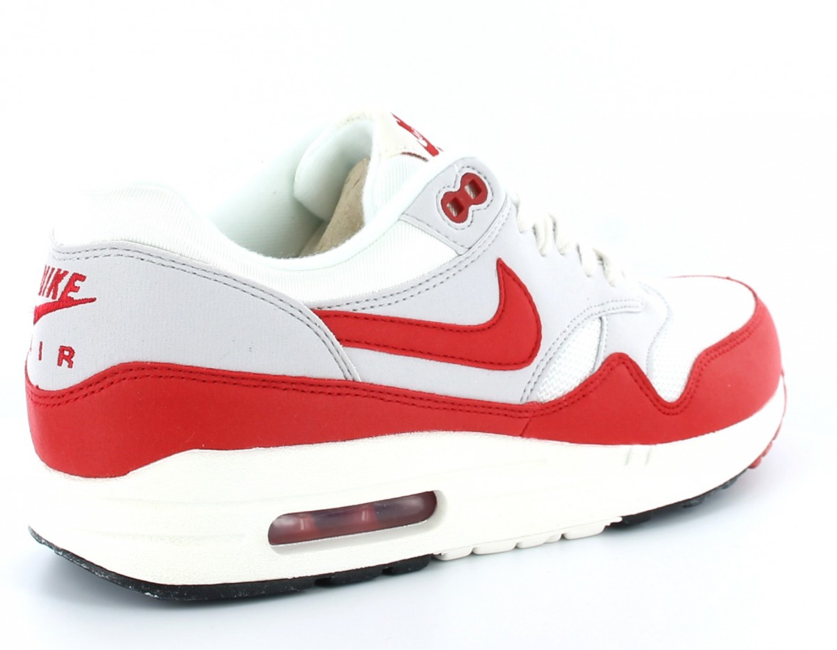 nike air max 1 blanc et rouge