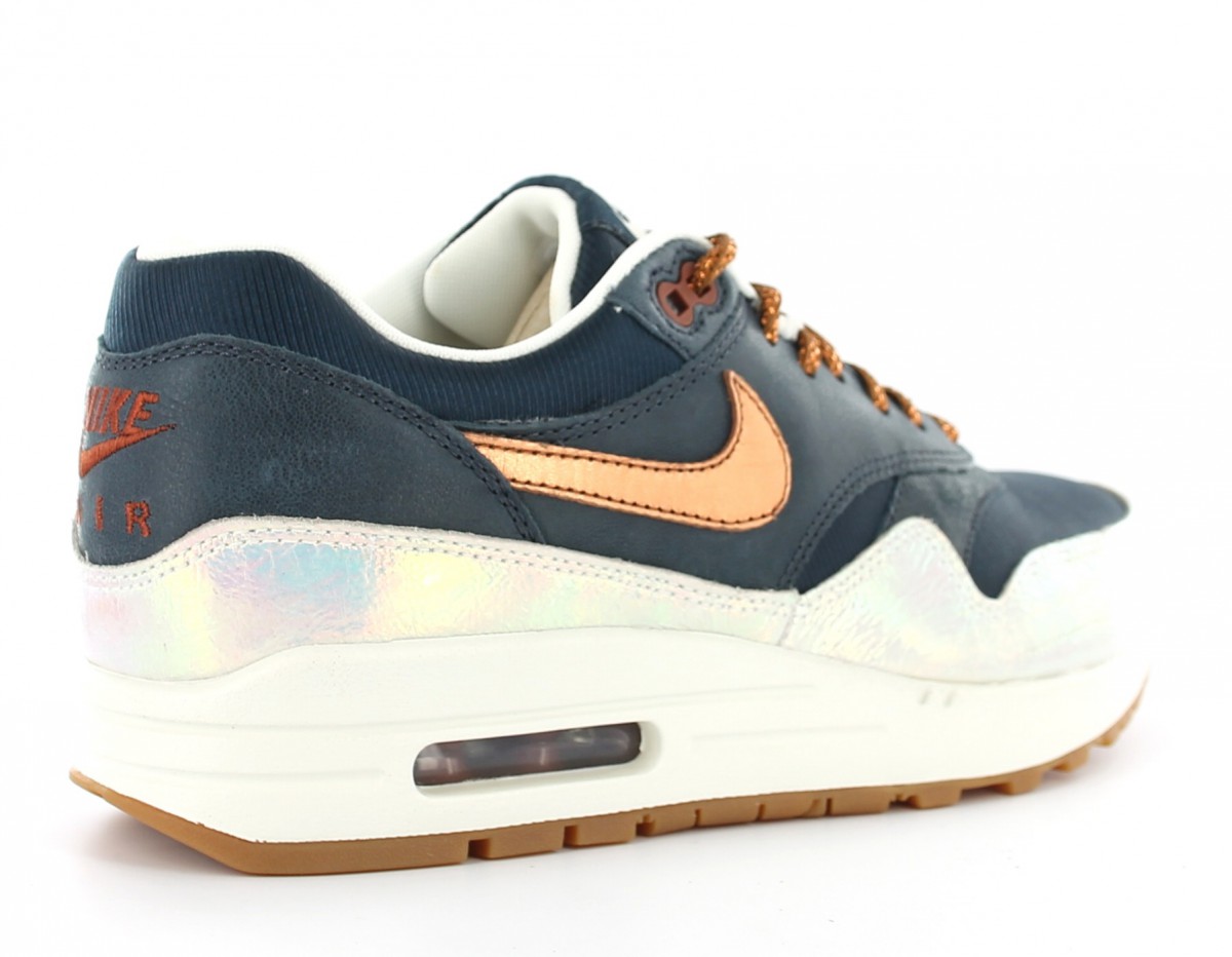 Nike Air Max 1 Wmns Premium BLEU/CUIVRE