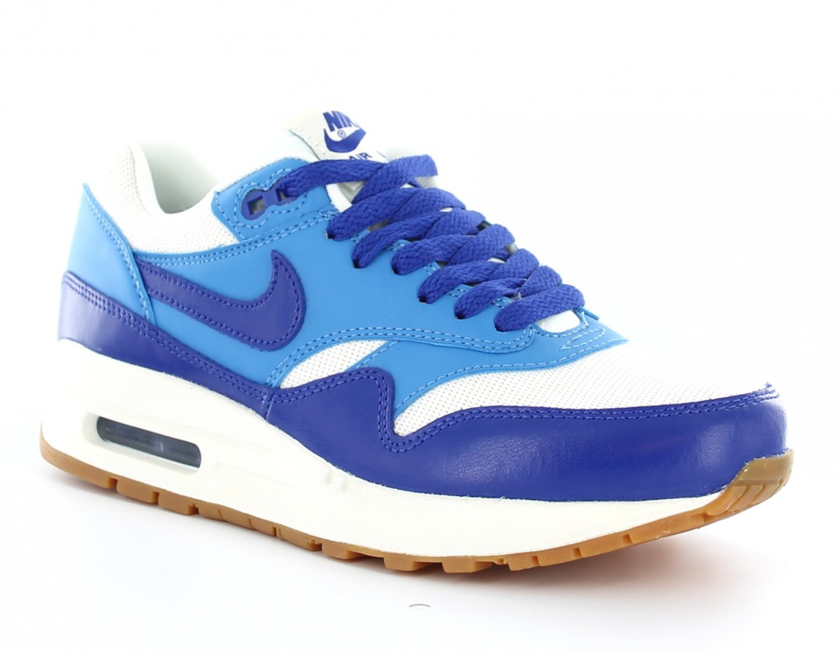 Nike Air Max 1 BLANC/BLEU/BLEU