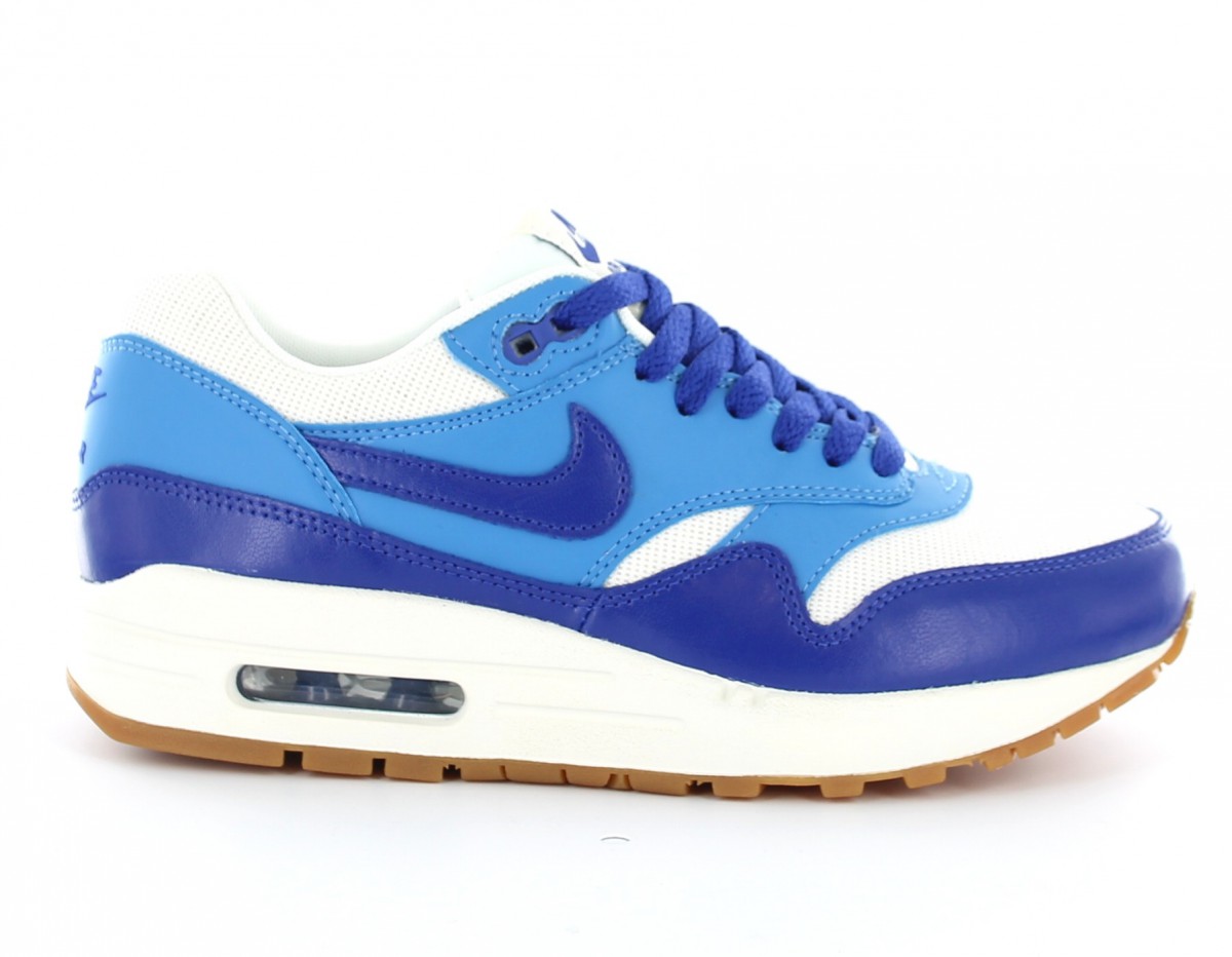 Nike Air Max 1 BLANC/BLEU/BLEU