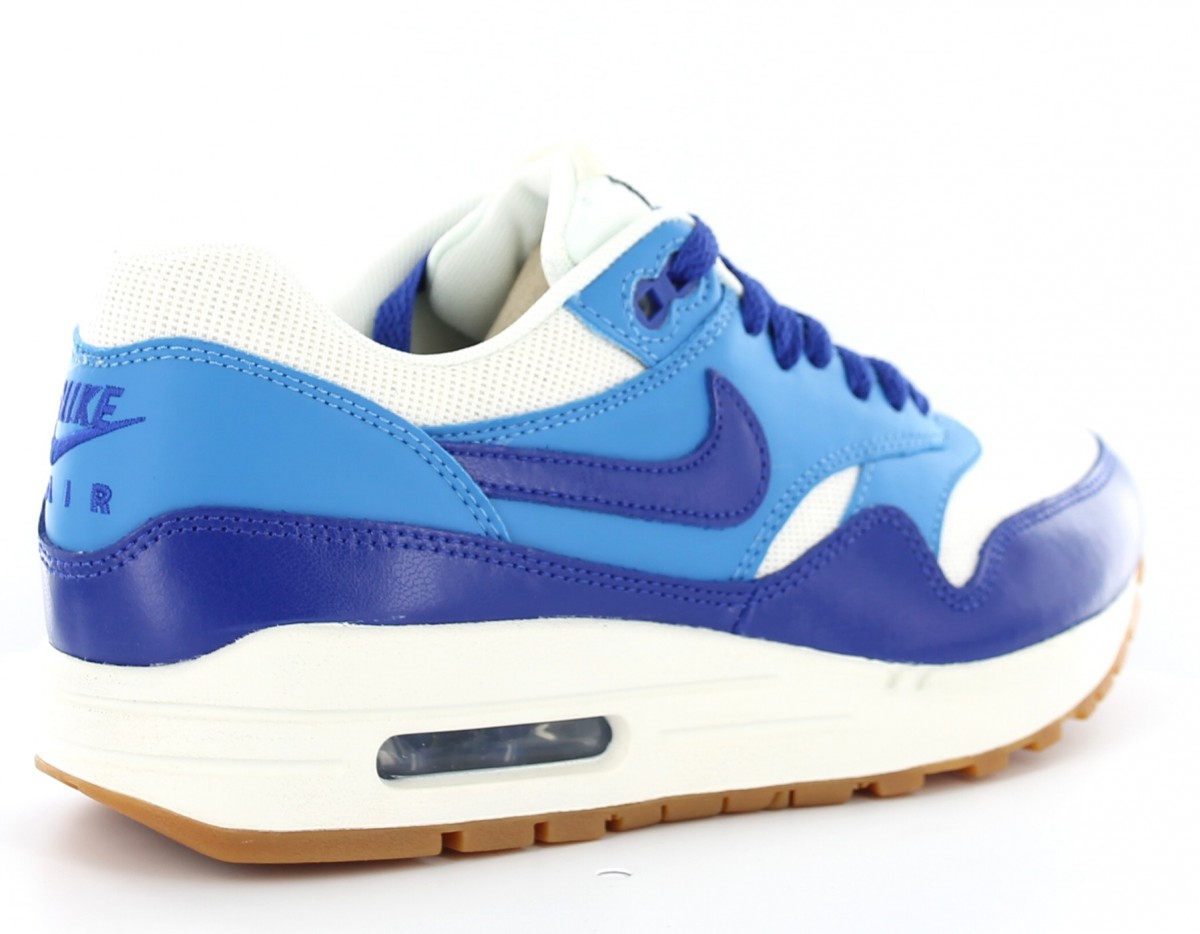 Nike Air Max 1 BLANC/BLEU/BLEU