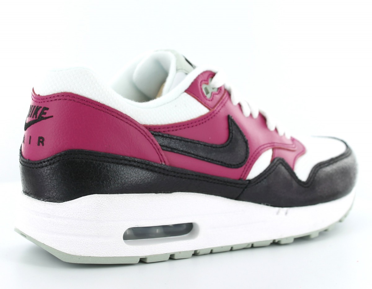 Nike Air Max 1 essential wmns BLANC/NOIR/FUSHIA