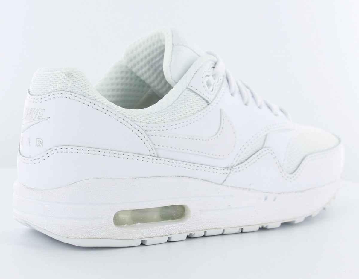 Nike Air Max 1 femme toute blanche BLANC