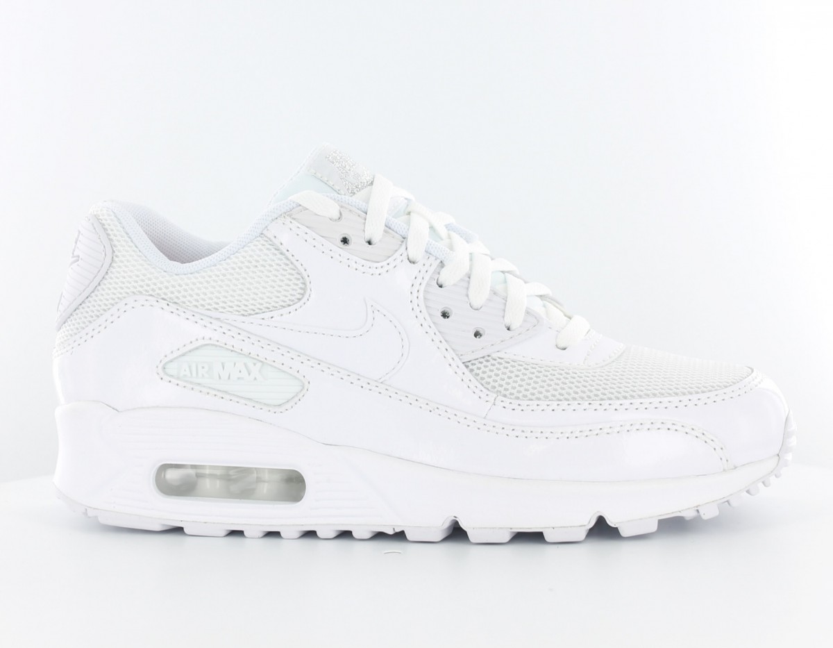 Nike Air max 90 premium femme BLANC/BLANC