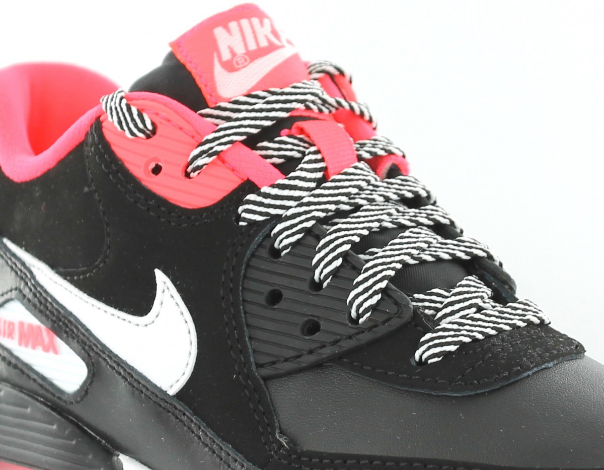 Nike Air Max 90 LE gs NOIR/BLANC/ROSE