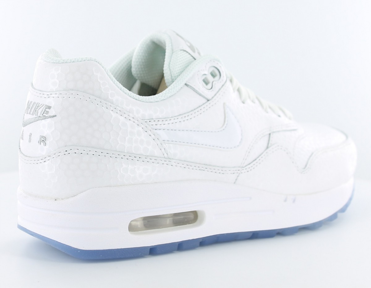 Nike Air max 1 premium femme BLANC/NACRE