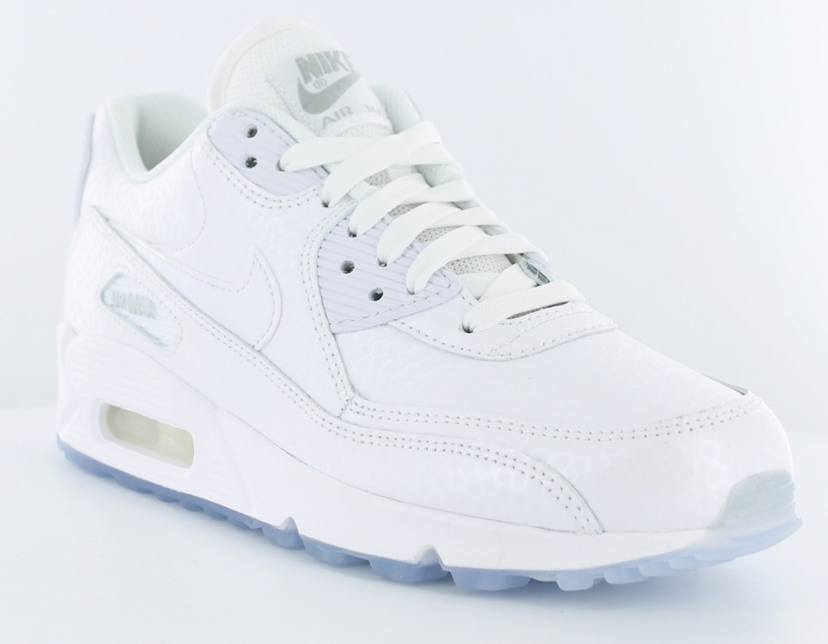 Cementerio diccionario Estado Nike Air max 90 premium femme BLANC/NACRE 443817-101