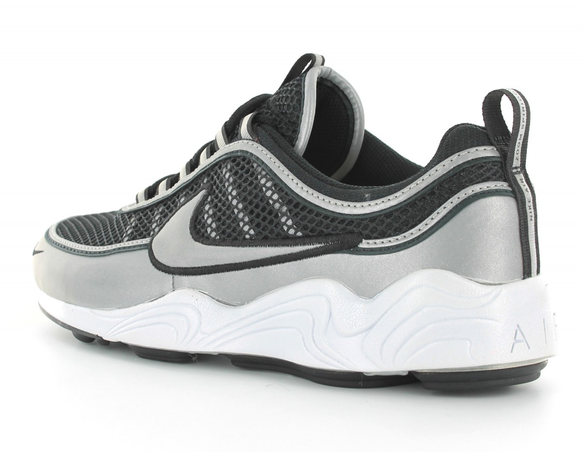 Nike Air Zoom Spiridon 16 Black-Metallic Silver