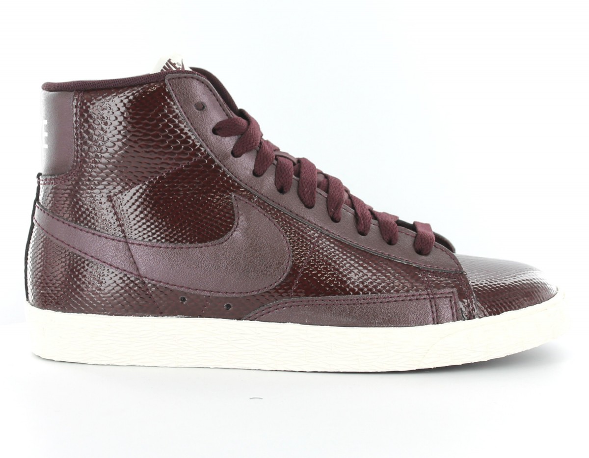 Nike Blazer mid lea premium BORDEAUX