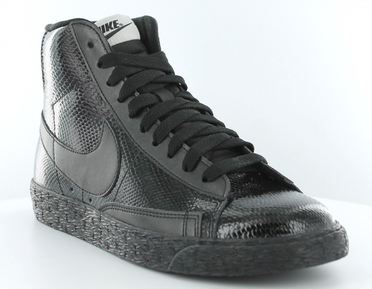 Nike Blazer mid lea premium NOIR