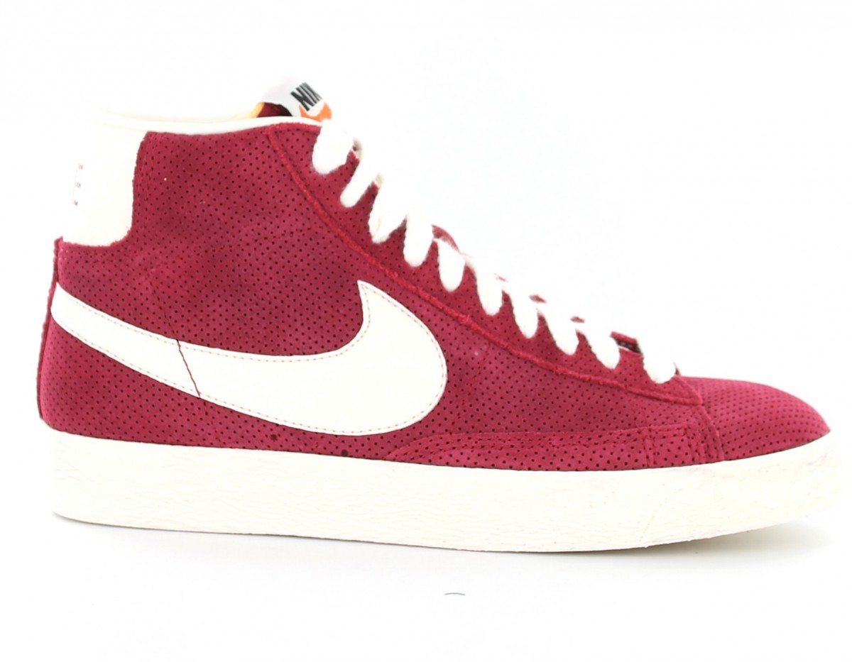 Nike blazer on sale rouge pas cher