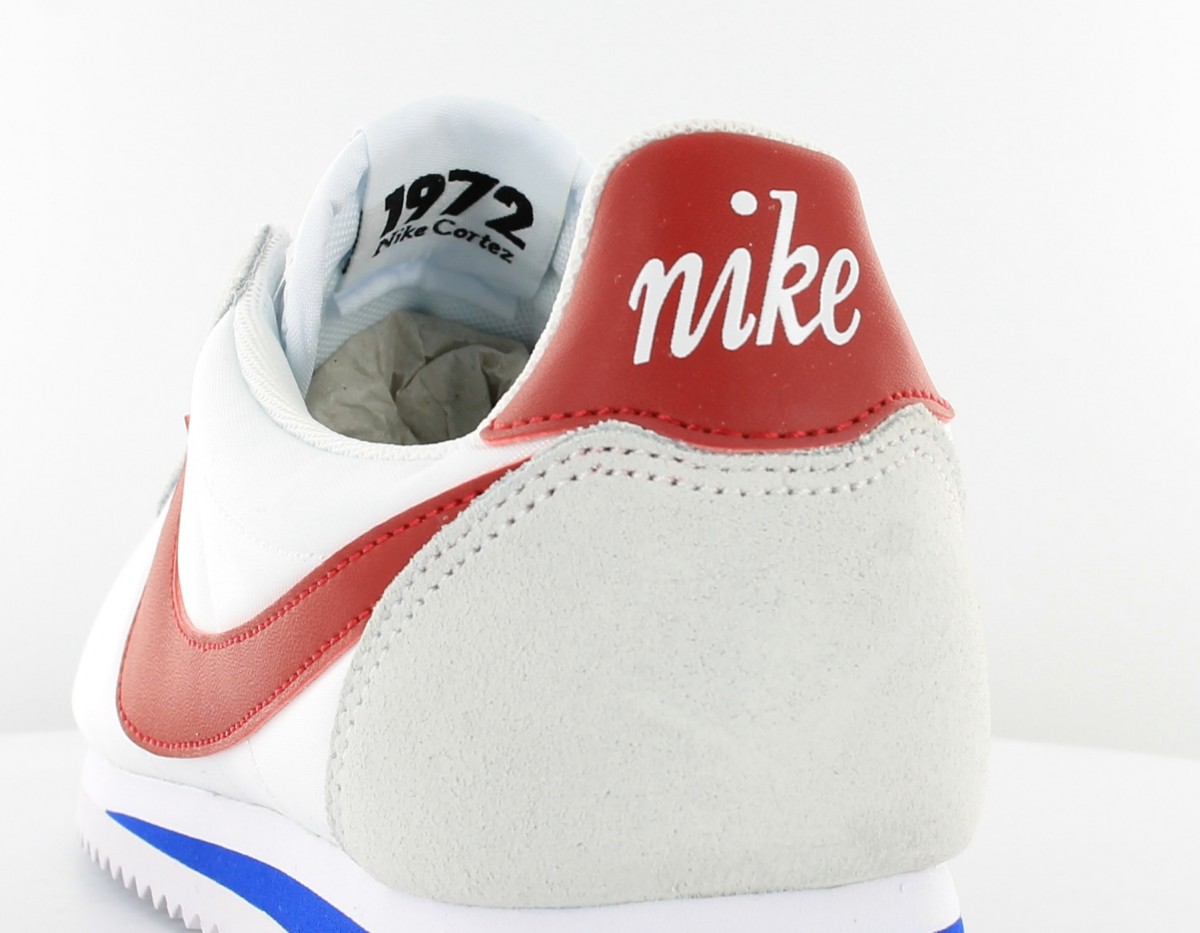 Nike Cortez Classic nylon premium White-Varsity Red