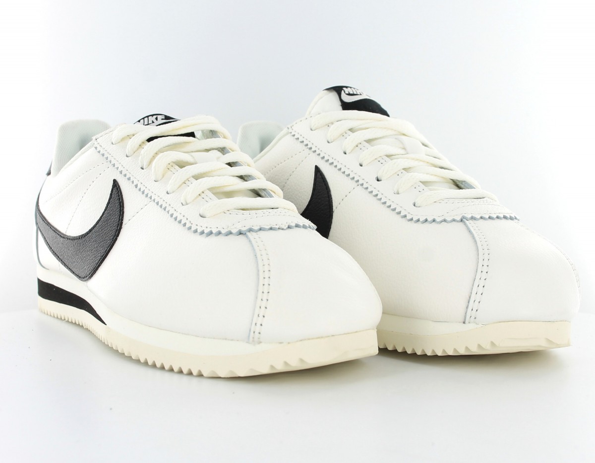 Nike Cortez classic leather SE Beige-Noir