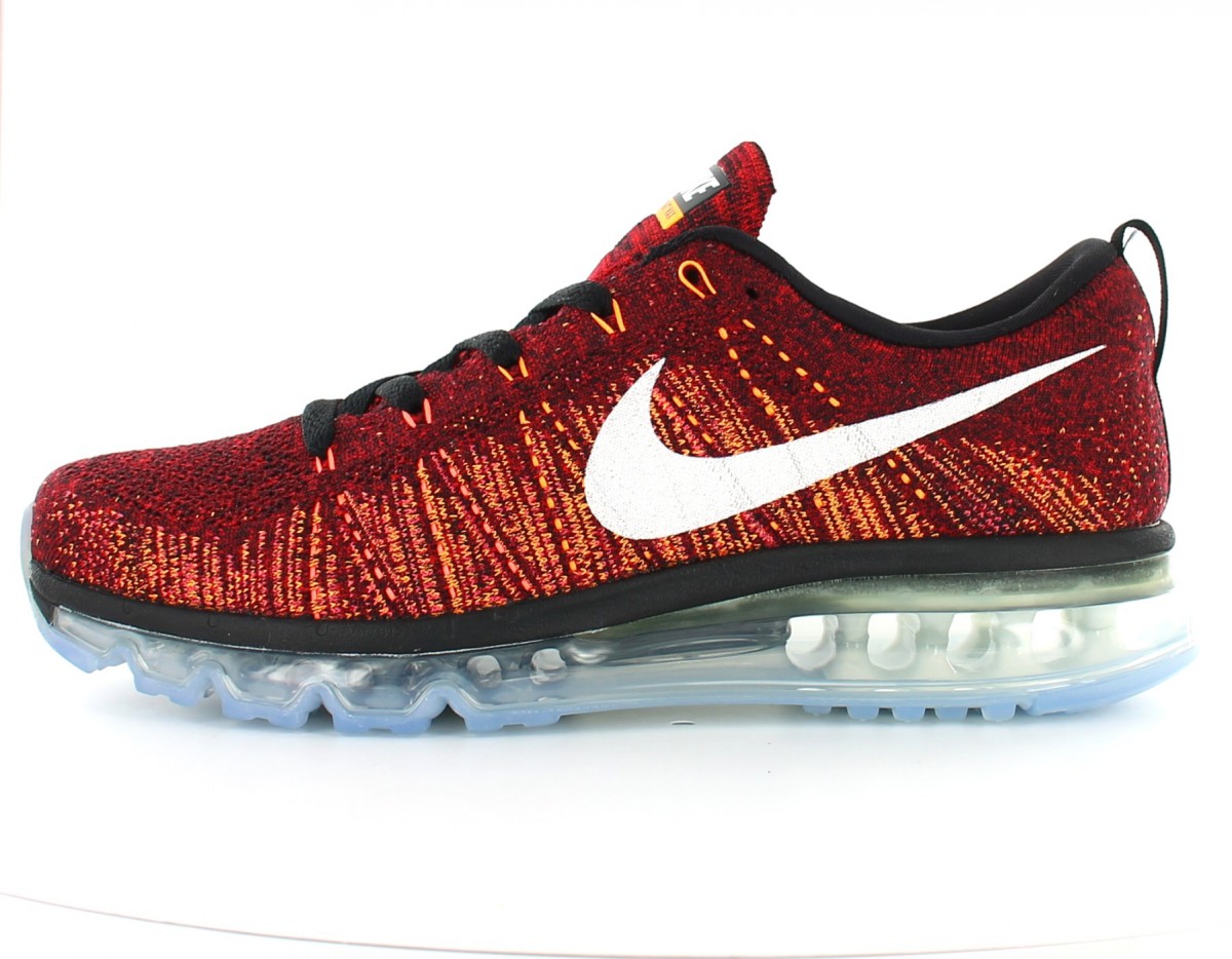 Nike Flyknit Max Black/Summit-white-Team Red