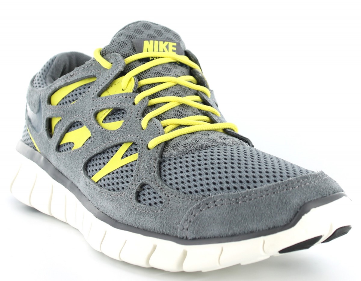 Nike Free Run 2 GRIS/JAUNE/BLANC