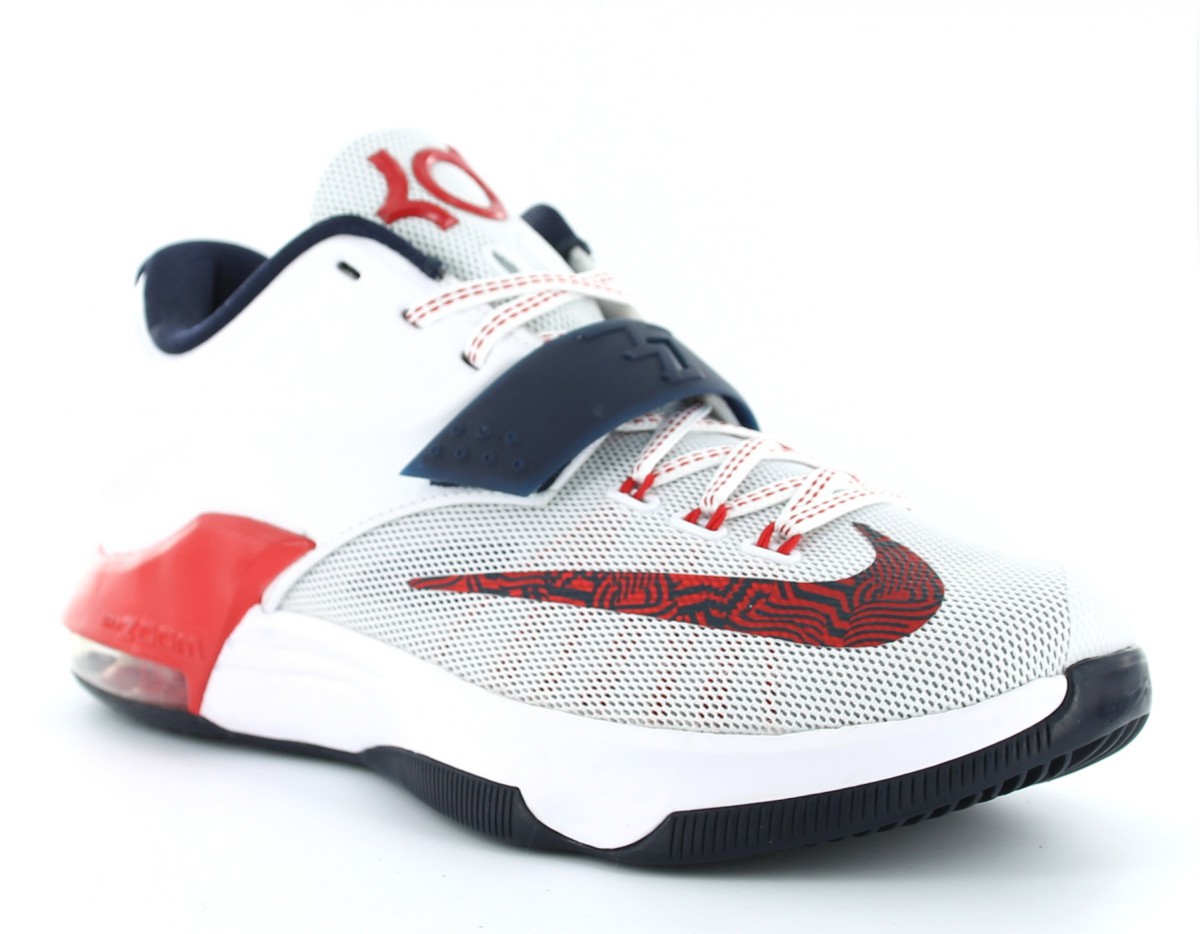 Nike KD VII USA gs BLANC/BLEU/ROUGE