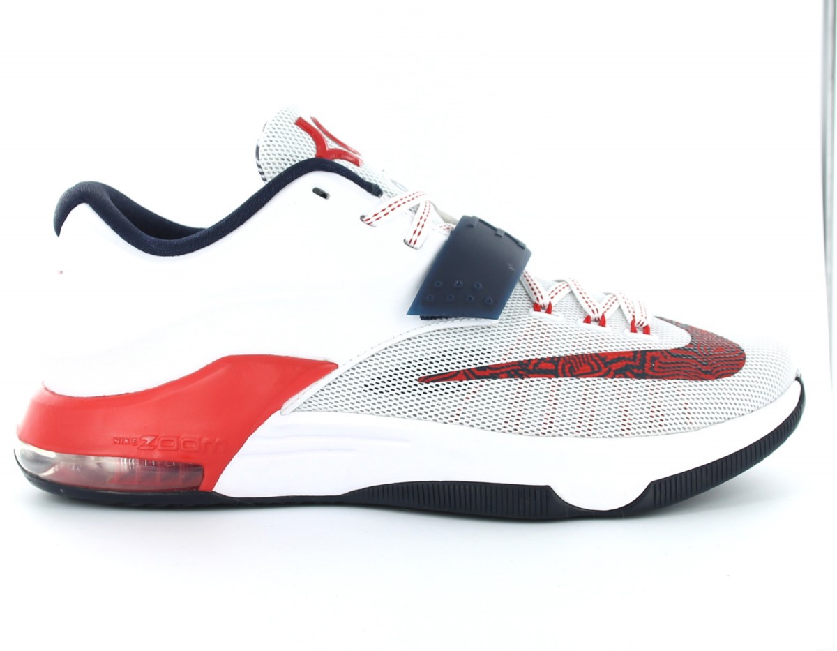 Nike KD VII USA gs BLANC/BLEU/ROUGE