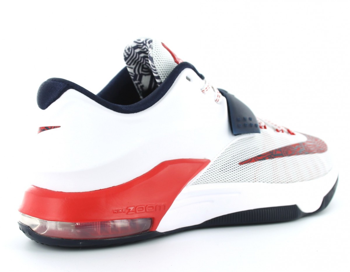 Nike KD VII USA gs BLANC/BLEU/ROUGE