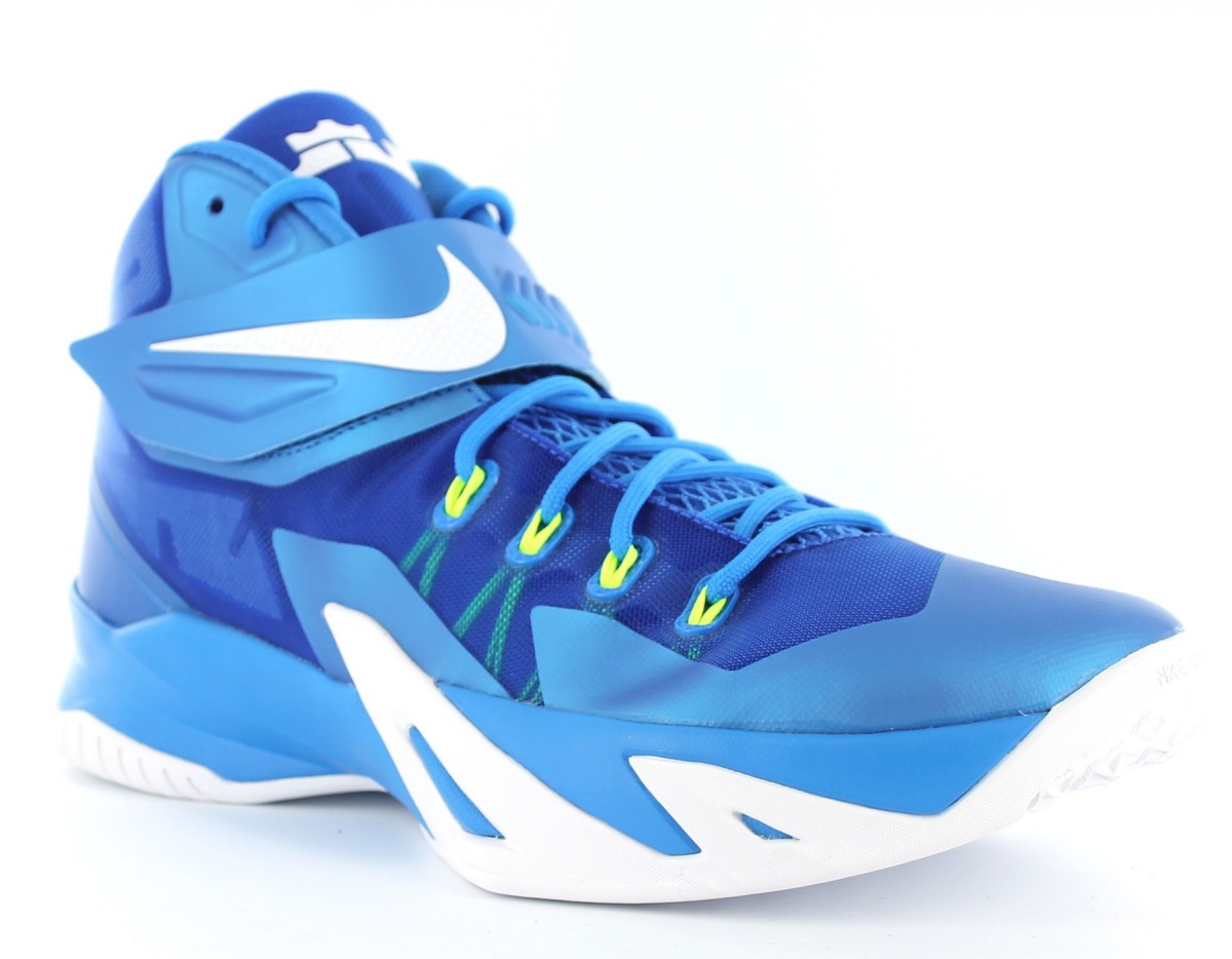 Nike Zoom Lebron Soldier 8 Photo Blue BLEU/BLANC