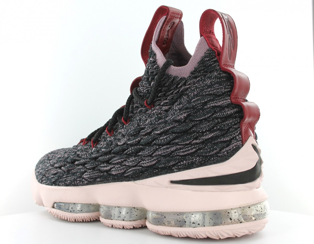 Nike Lebron XV pride of ohio black/taupe grey/gym red