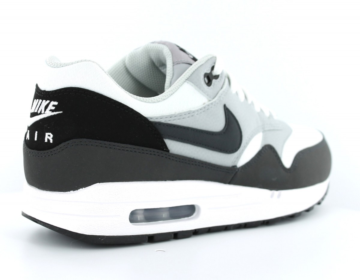 Nike Air Max 1 BLANC/GRIS/ANTHRACITE 537383100
