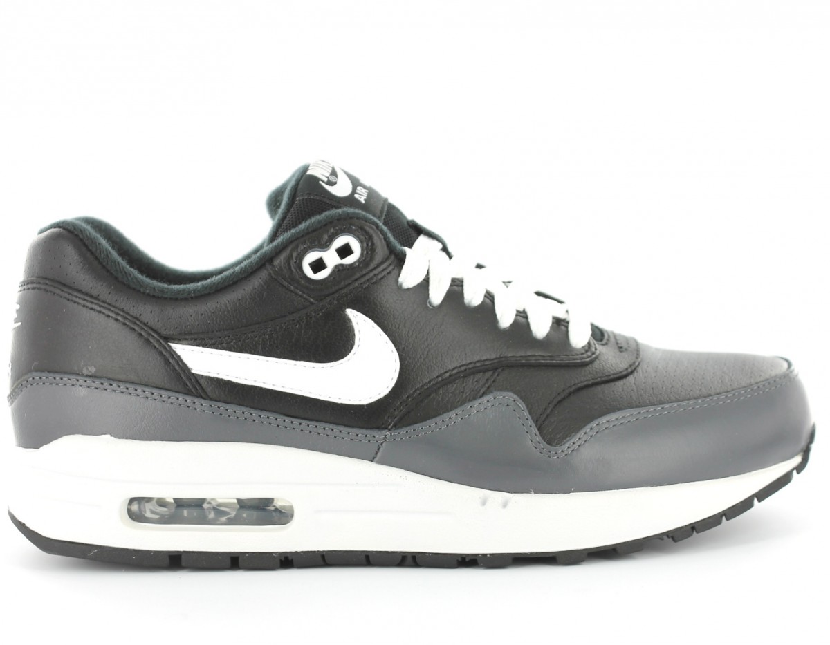 Nike Air Max 1 leather NOIR/BLANC