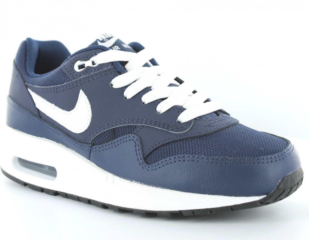 Nike Air max 1 gs Nike Air max 1 gs BLEU/MARINE/BLANC ...