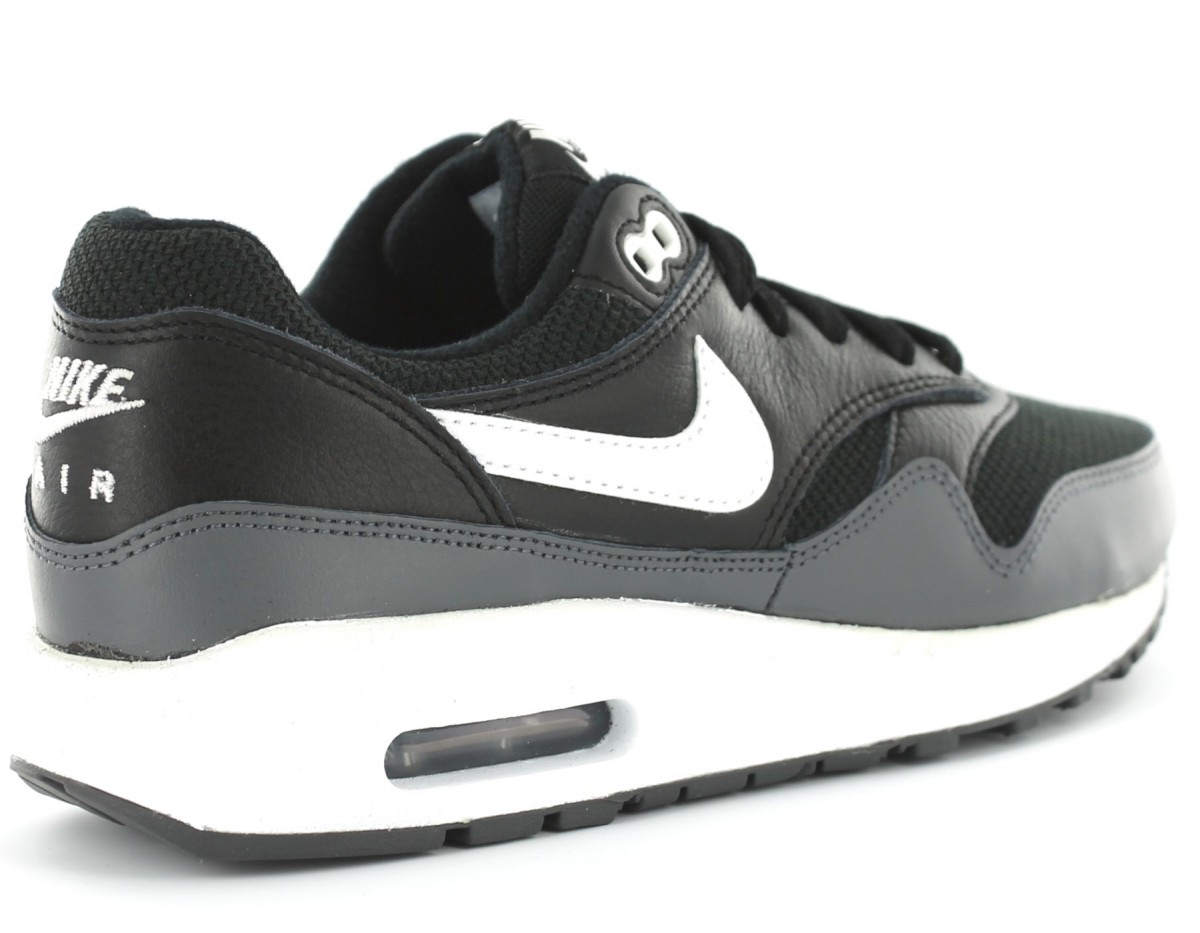 Nike Air max 1 gs NOIR/BLANC/GRIS