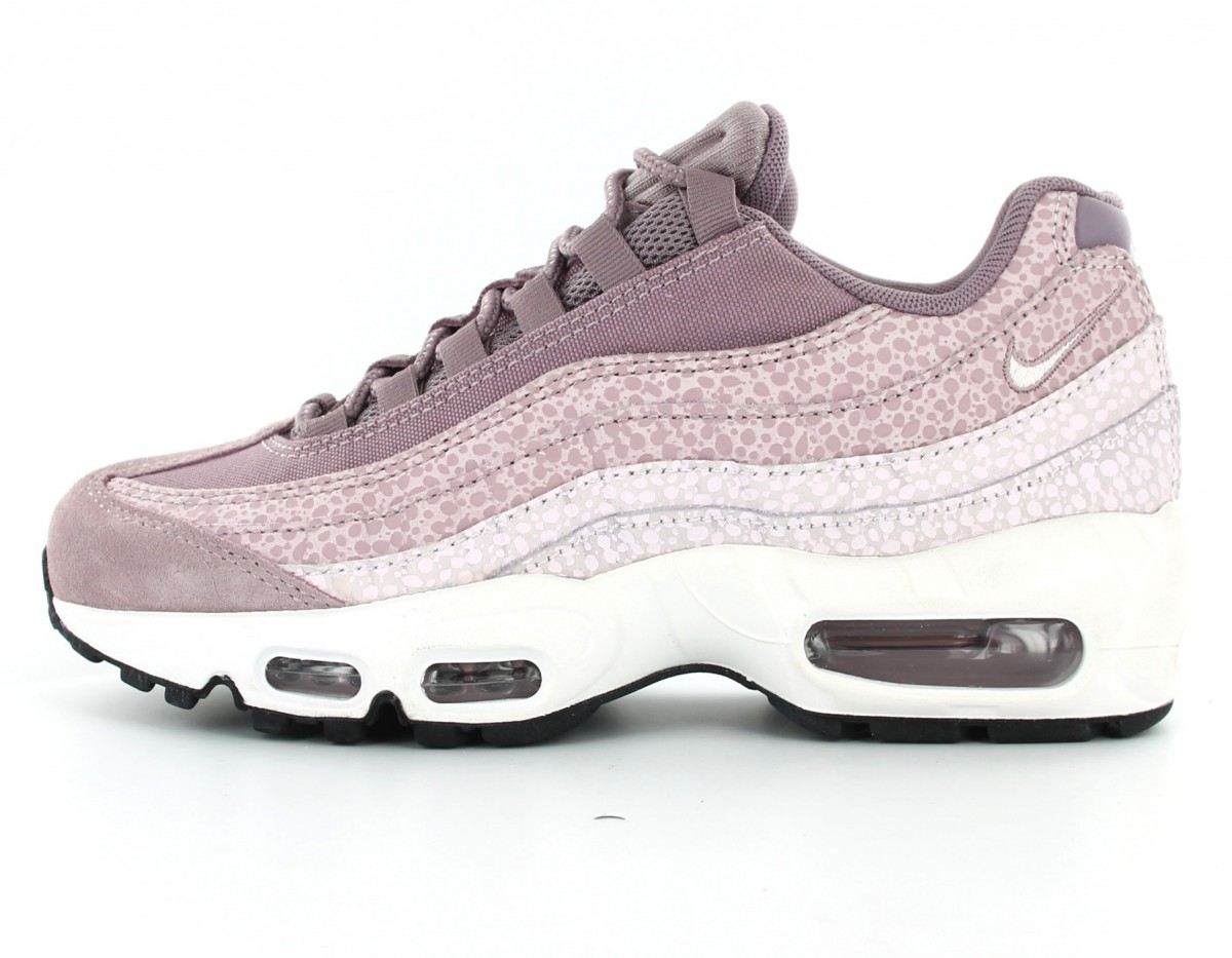 Nike Air Max 95 women premium Safari pure smoke-summit white-light violet