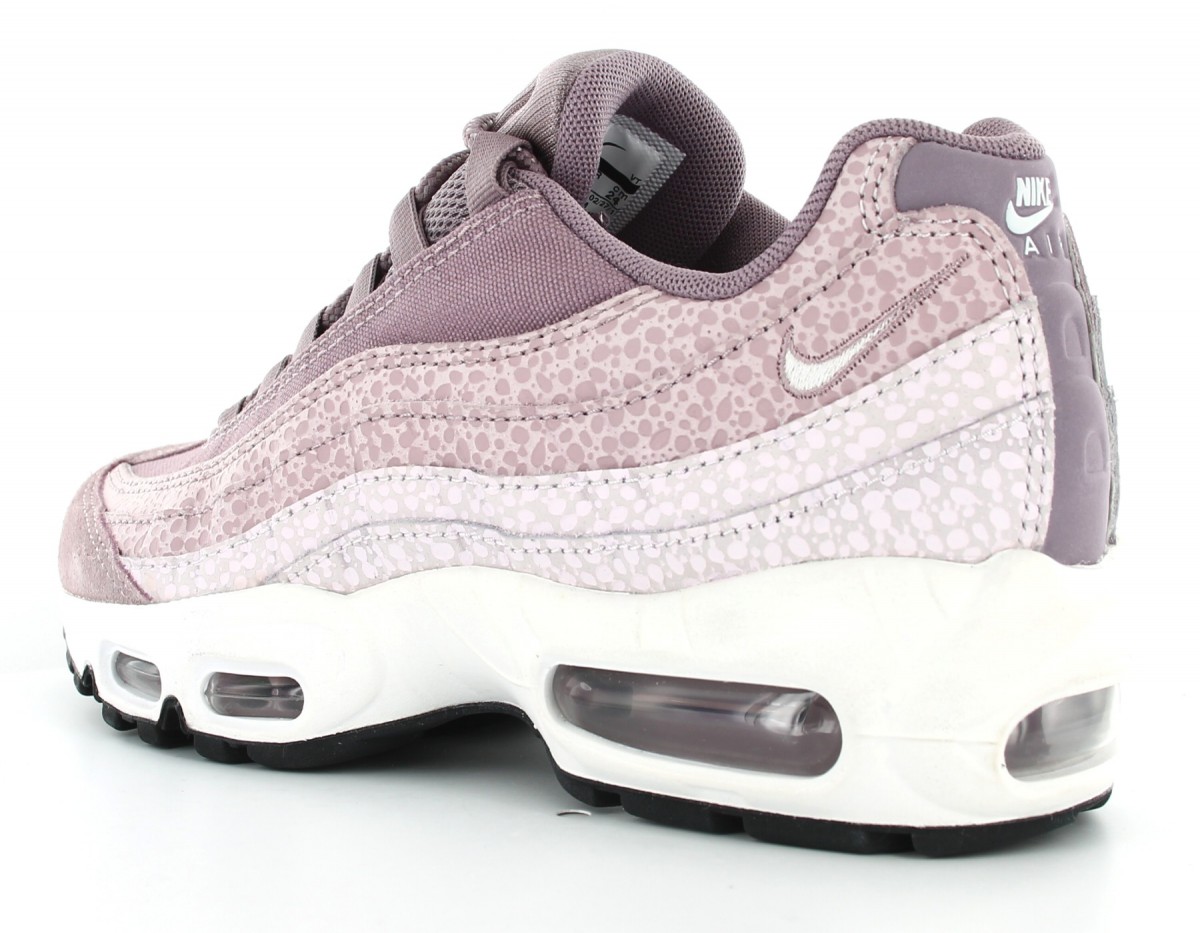 Nike Air Max 95 women premium Safari pure smoke-summit white-light violet