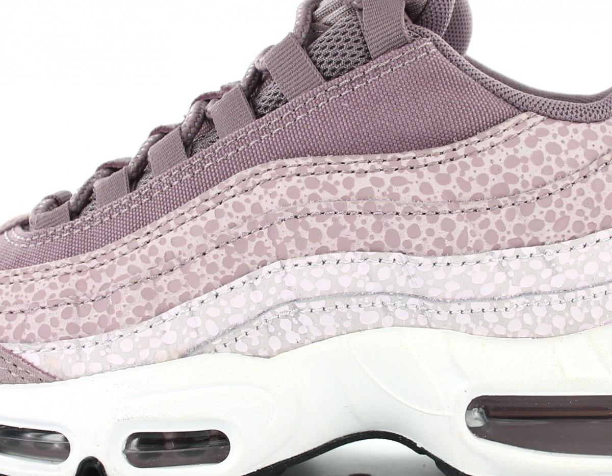 Nike Air Max 95 women premium Safari pure smoke-summit white-light violet