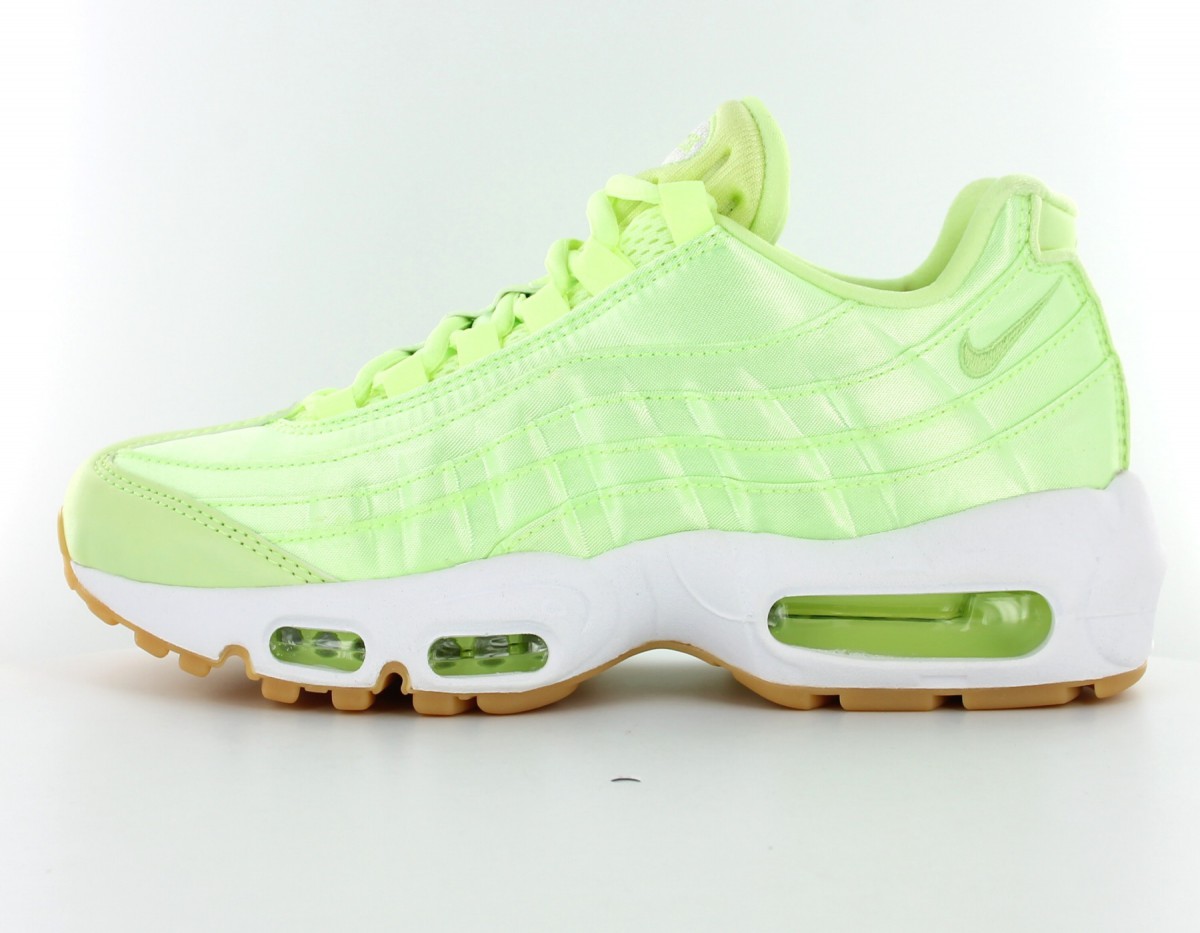 Nike Air Max 95 Women WQS Fiberglass-White-Gum-Yellow