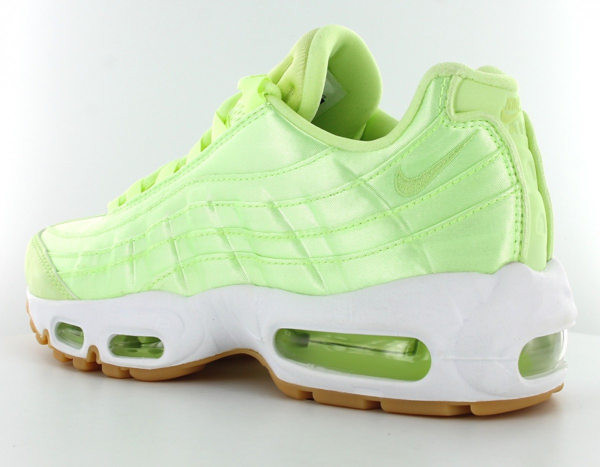 Nike Air Max 95 Women WQS Fiberglass-White-Gum-Yellow