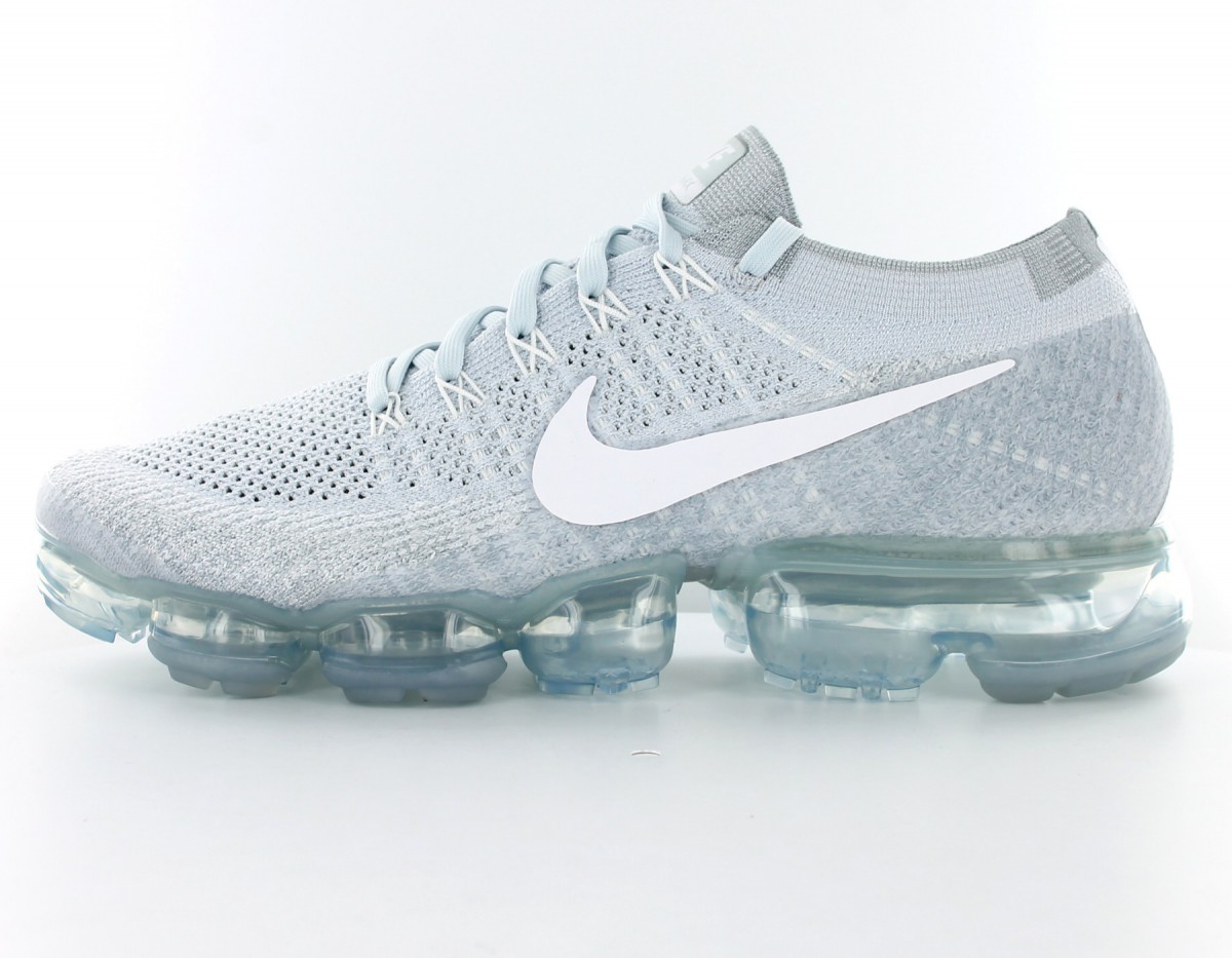 Nike Air Vapormax Flyknit Women Pure Platinium-White-Wolf Grey