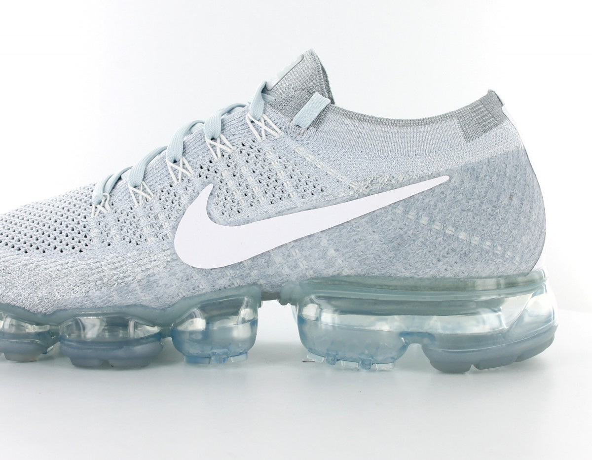 Nike Air Vapormax Flyknit Women Pure Platinium-White-Wolf Grey