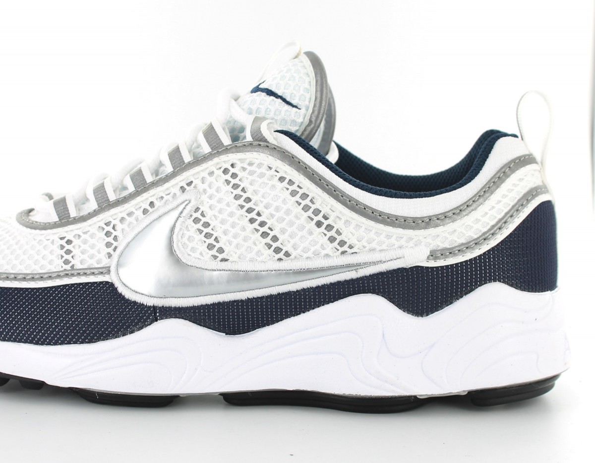 Nike Air Zoom Spiridon 16 White-Metallic-Silver Blue