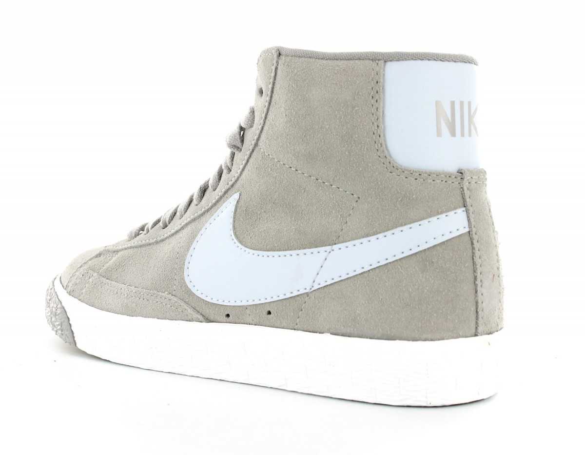 Nike Blazer Mid Suede Vintage Gris-Pure Patinium