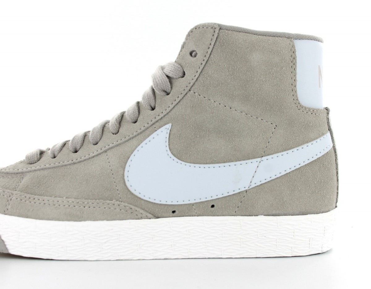 Nike Blazer Mid Suede Vintage Gris-Pure Patinium