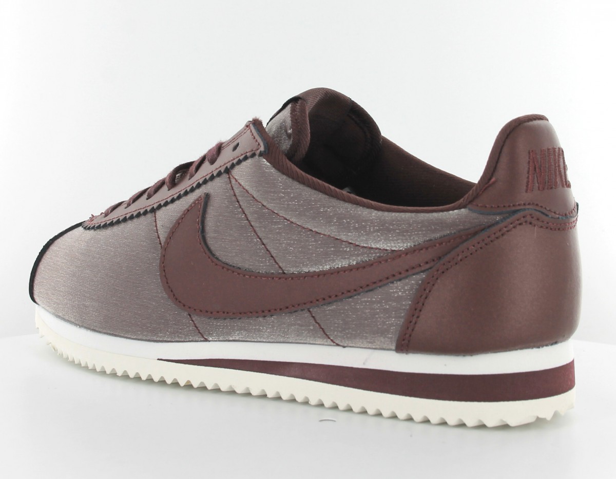 Nike Cortez Classic Premium Acajou-Metalique