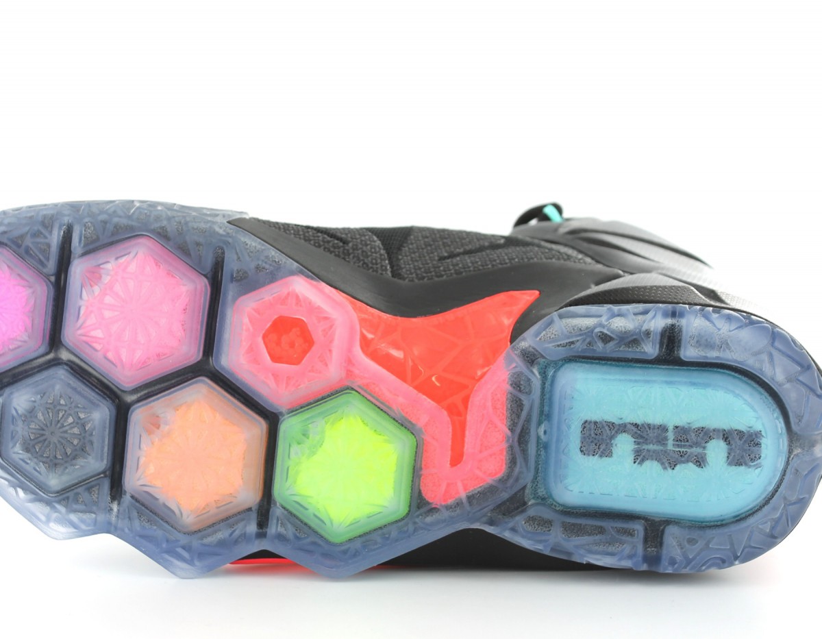 Nike Lebron 12 data NOIR/BLACK/MANGO
