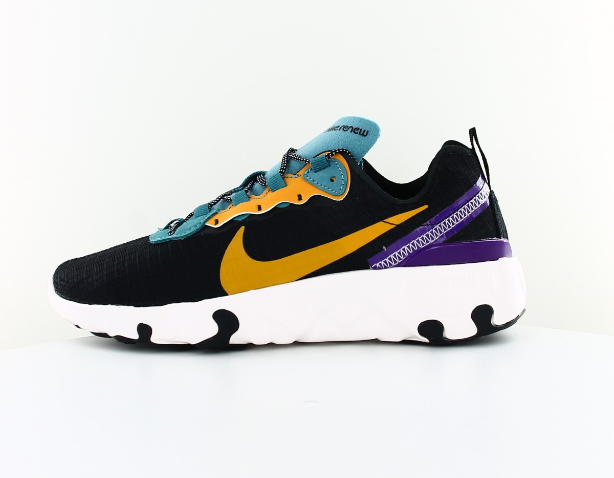 Nike Renew element 55 prm gs noir or vert